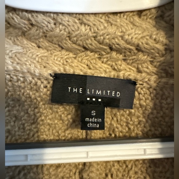 The Limited beige knit sweater size small - Picture 4 of 4